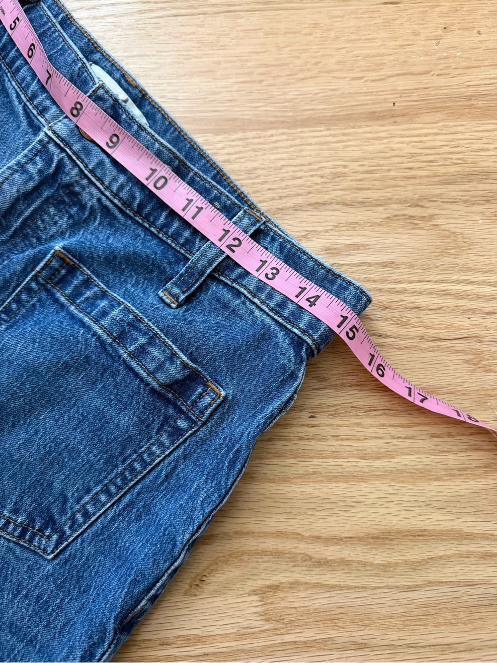Madewell The Perfect Vintage Wide Leg 29 Patch Pockets Jean Medium Wash - Picture 4 of 10